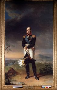Portret van veldmaarschalk graaf Mikhail Barklay-de-Tolli (1761-1818) door George Dawe