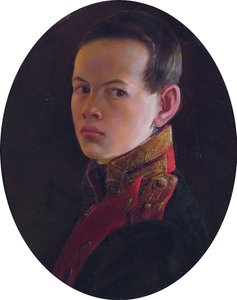 Portret van kroonprins Alexander Nikolayevich