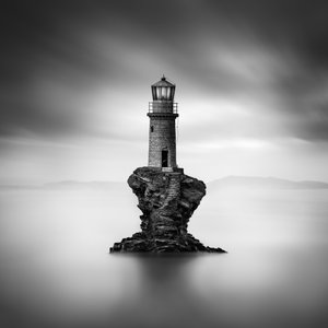 De vuurtoren van Solitary Island door George Digalakis
