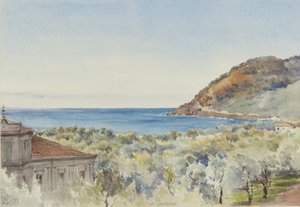 In San Remo kijkend naar het westen, 29 november 1877