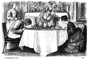 Een genadeloos kind, 1872 door George du Maurier