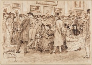Mr Fielding, wat vindt u van deze schilderijen? Dit is kunst, privébezichtiging in de Grosvenor Gallery