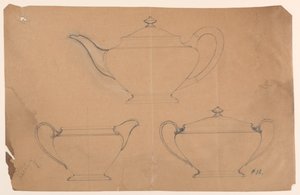 Tekening door George E Germer