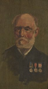 Portret van P. Larkin