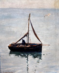 Netten repareren, ca. 1910