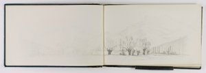 (Schetsboek) In de buurt van Aigle door George Elbert Burr