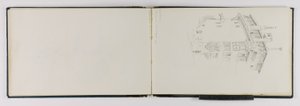 (Schetsboek) Oud huis, Lausanne door George Elbert Burr