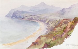 Baai bij Nevin, Wales door George Elbert Burr