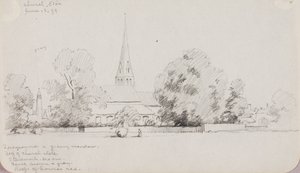 Kerk, Eton door George Elbert Burr