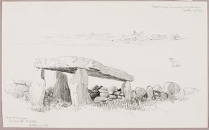 Cromlech bij Criccieth, Noord-Wales/Kust bij Pensarn, Noord-Wales door George Elbert Burr
