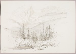 Estes Park door George Elbert Burr