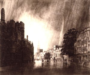 High Street, Oxford door George Elbert Burr