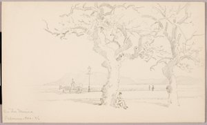 Aan de jachthaven, Palermo door George Elbert Burr
