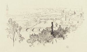 Schets van Florence door George Elbert Burr