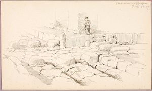 Oversteekplaats, Pompeii door George Elbert Burr