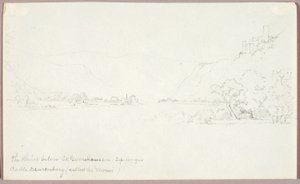 De Rijn onder St. Goarshausen door George Elbert Burr