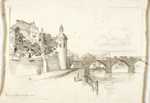 Zonder titel (Oude brug over de Moezel)