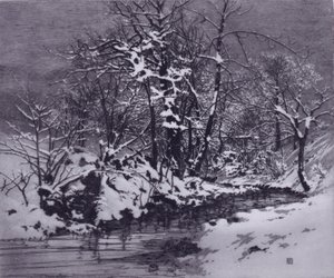 Winterochtend door George Elbert Burr