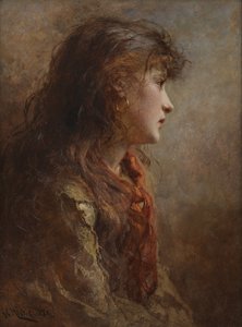 Een zigeunermeisje, 1880