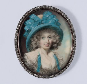 Portret van een dame, traditioneel geïdentificeerd als juffrouw Bedingfield