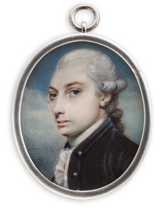 Portret van een jonge man door George Engleheart
