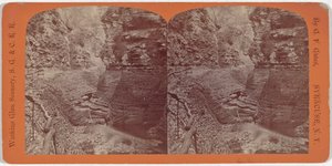 Watkins Glen landschap, Spiraalkloof door George F. Gates