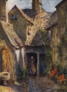 Oude Huizen, Chipping Campden door George Franck Nicholls