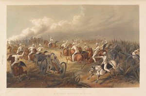 Rijdende Artillerie in Actie, circa 1857