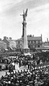 Onthulling van het Northumberland Oorlogsmonument