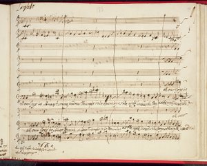 Originele Partituur voor Händels Laatste Oratorium, Jephtha door George Frederick Handel