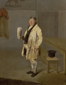 Portret van een koetsier van Bramham Park, Yorkshire, geïdentificeerd als William Fox, ca. 1822
