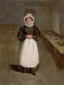 Portret van een Huishoudster in Bramham Park, Yorkshire, geïdentificeerd als Mrs Brown, c.1822