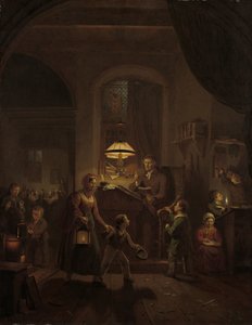 De nachtschool door George Gillis Haanen