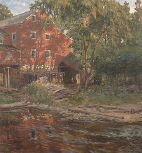 De Rode Molen, c.1916 door George Glenn Newell