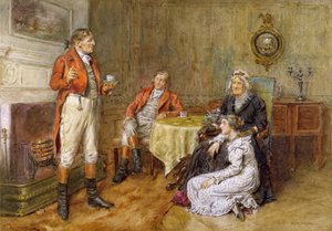 Een Jager die een Verhaal Vertelt door George Goodwin Kilburne