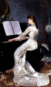 Lied zonder Woorden, Pianospeler, 1880