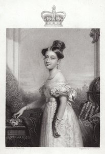 Koningin Victoria op 18-jarige leeftijd