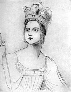 Koningin Victoria in haar kroningsgewaden, 1837, 1901