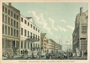 Tontine-gebouw, Wall Street, N.Y., 1797