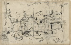 Brug over de Elandsgracht door George Hendrik Breitner