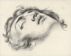 Hoofd van een stervende man door George Hendrik Breitner