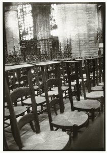 Kerkinterieur in Frankrijk door George Hendrik Breitner