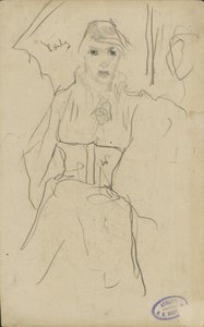 Staande vrouw door George Hendrik Breitner