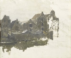 Pakhuizen op de Teertuinen op het Prinseneiland, Amsterdam