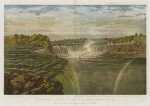 Niagara Falls vanaf de Amerikaanse kant door George Henry Andrews