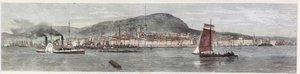 Uitzichten op de Stad Montreal, Canada Oost door George Henry Andrews