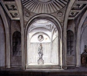 Een Beeldengalerij Interieur door George Henry Bailey