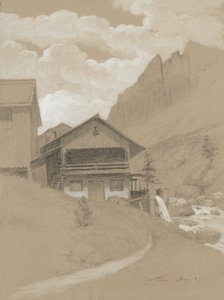Huis in de Alpen, Cortina, 1883
