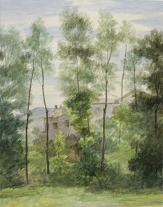 Landschap met gebouwen