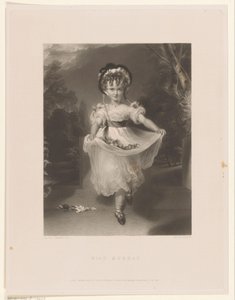 Portret van Louisa Georgina Augusta Anne Murray door George Henry Phillips